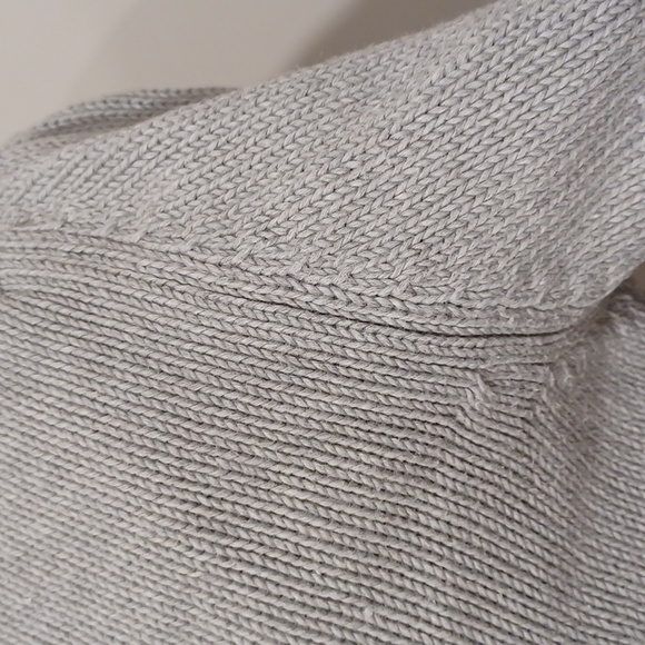 Burberry Zip Front Cotton Ribbed Collar Cardigan- Sz. 44/10 - Picture 10 of 15